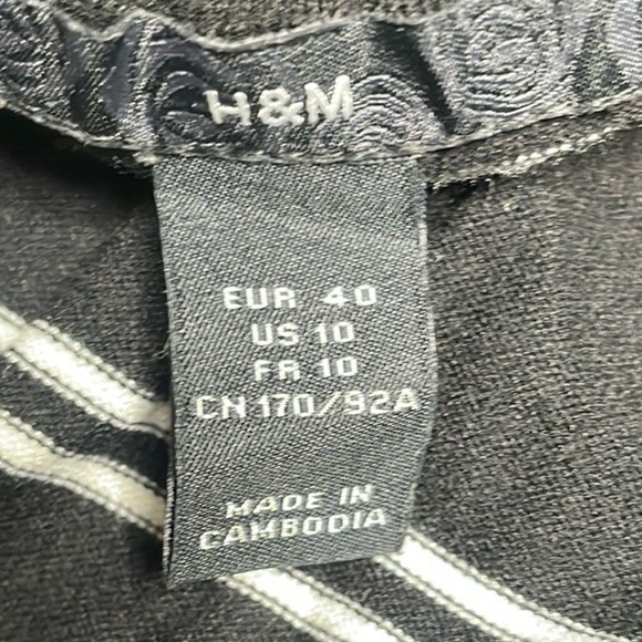 H&M Blue Fitted Sleeveless Tank Top - Picture 6 of 7